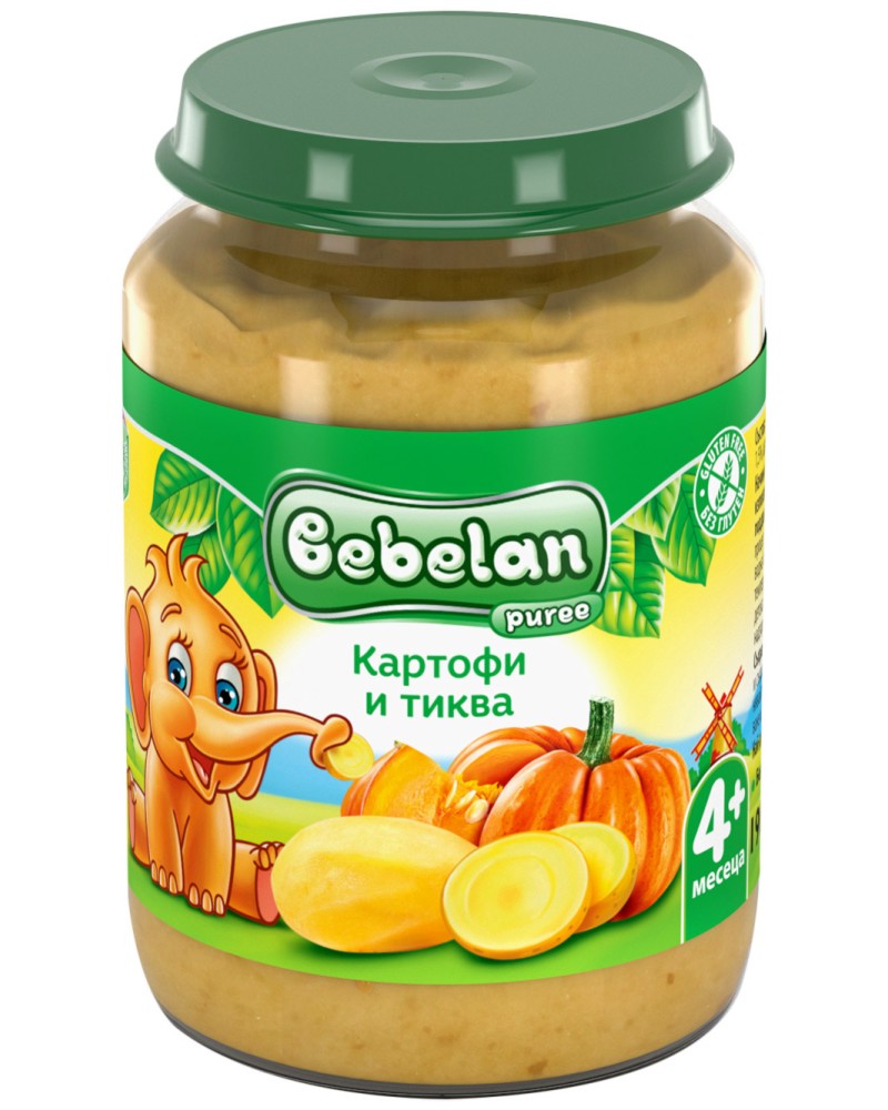 Бебешко пюре картофи и тиква