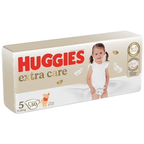 Пелени за еднократна употреба Huggies Extra Care №5 50 бр. 11-25кг