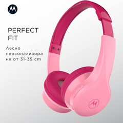 Детски безжични слушалки MOTO JR300 PINK