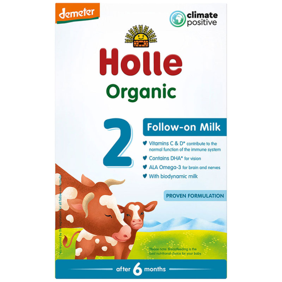 Адаптирано мляко Holle Organic 2 Follow-on Milk след 6-ия месец
