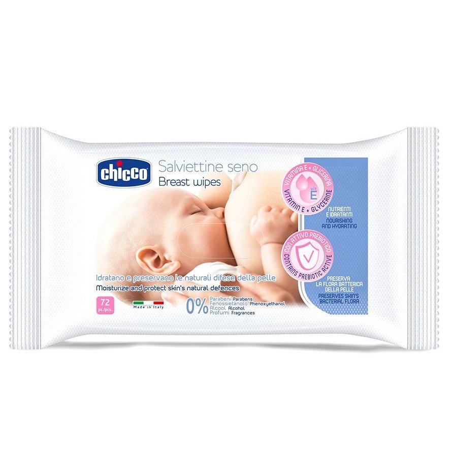 Кърпички за гърди Chicco Salviettine seno 72 бр