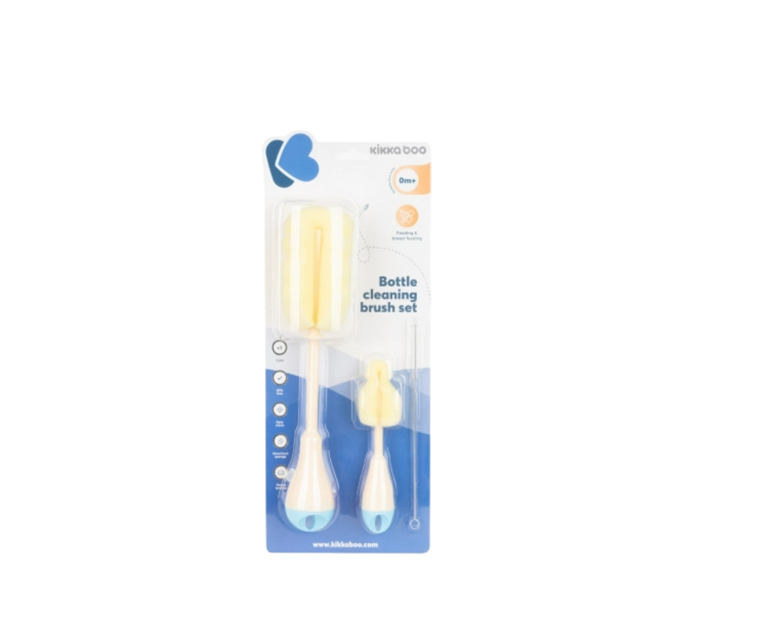 Комплект четки за почистване на шишета и биберони Bottle brush set 3 бр