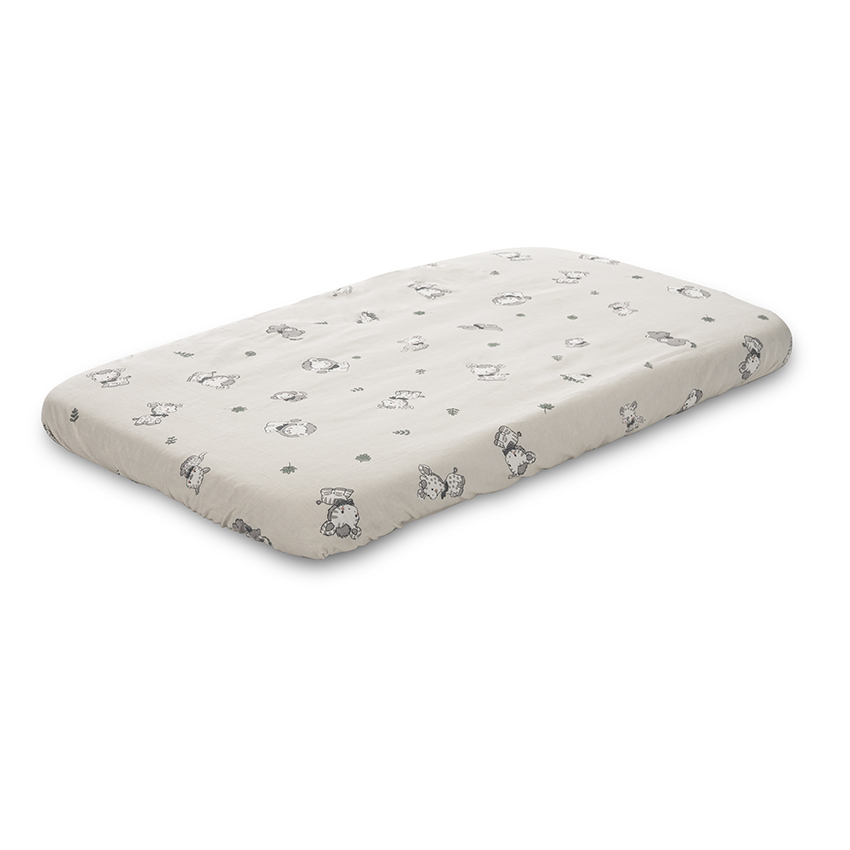 Чаршаф с ластик 98/65см за мини кошара Jungle Beige