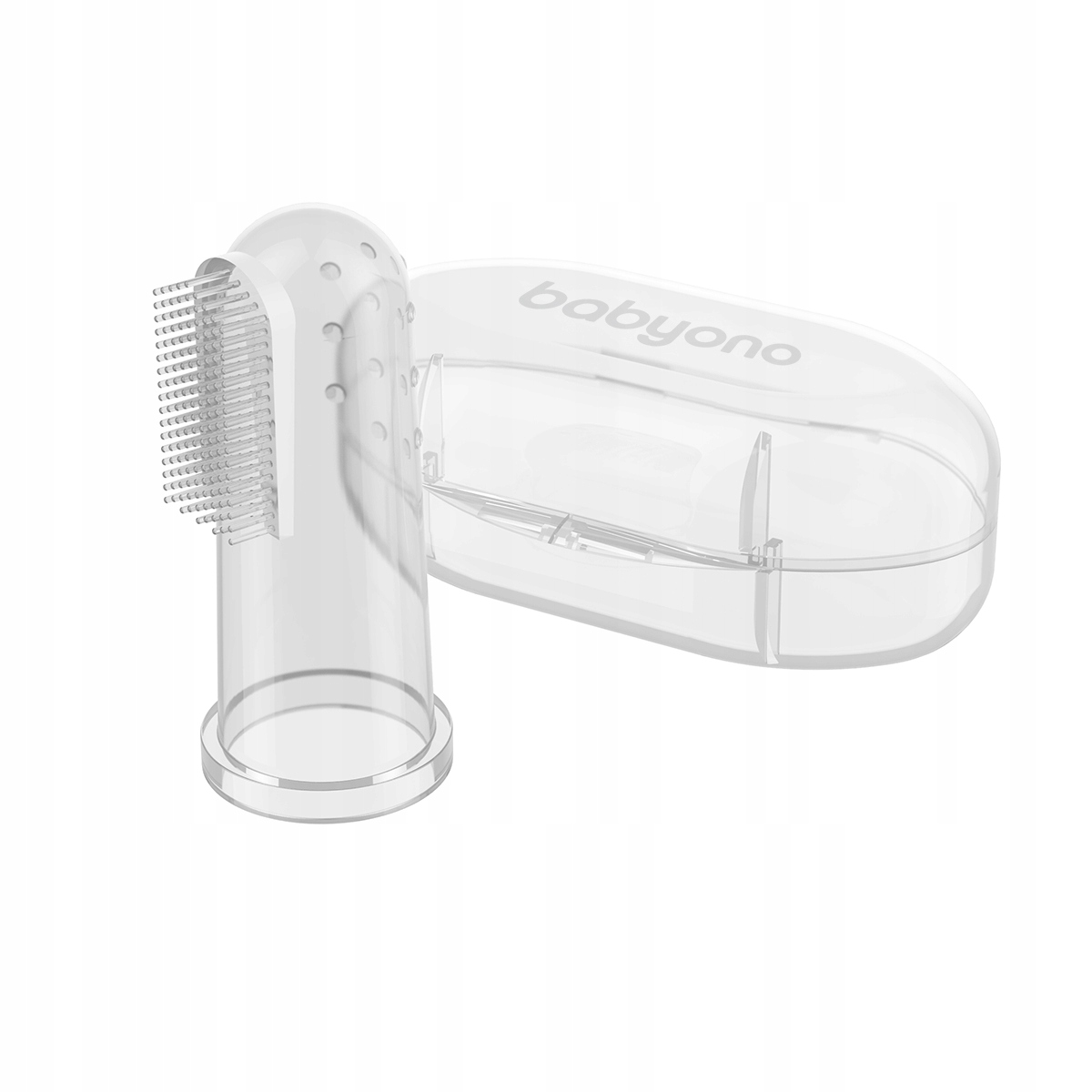 Бебешка четка за зъби за пръст Baby toothbrush Cat. No 723/01