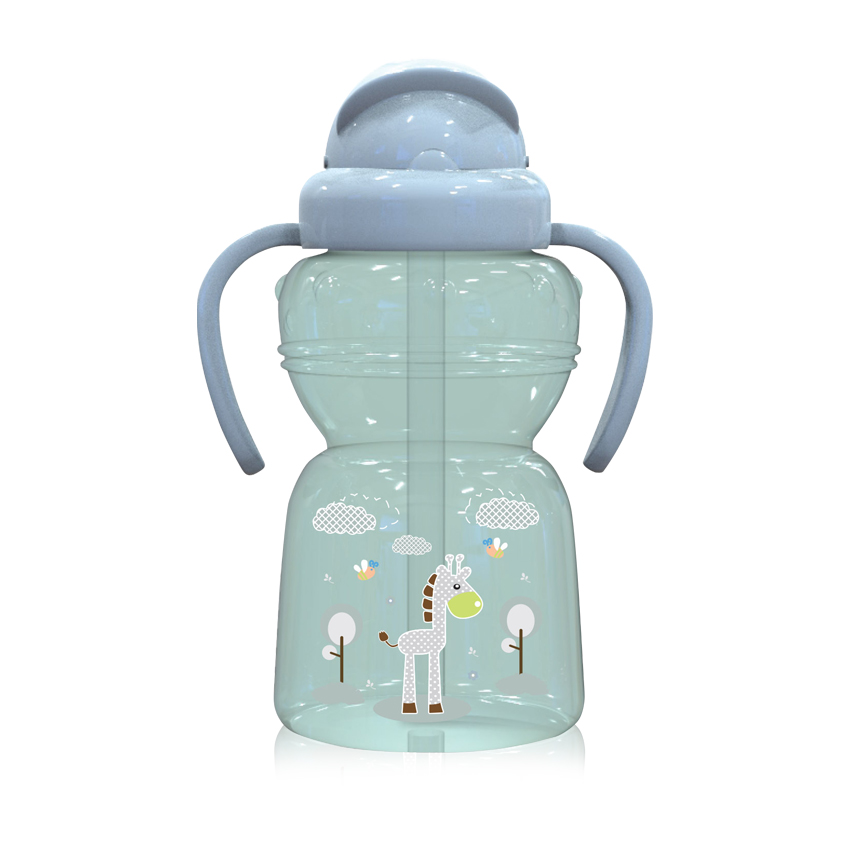 Спортна бутилка с дръжки animals 325 ml