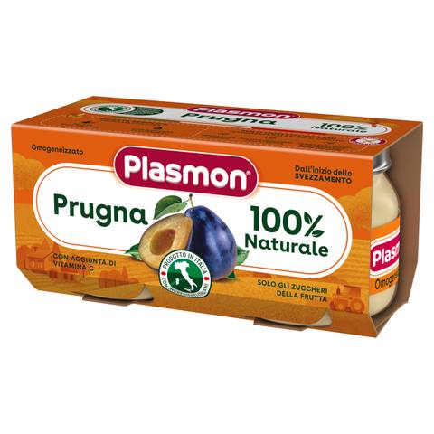 Бебешко пюре Plasmon слива 2x80г