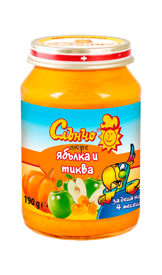 Ябълка и тиква, 4+м, 190г.