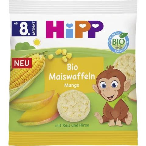 Царевични вафли HiPP Bio Maiswaffeln Mango 30 г