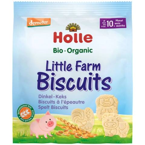 Био спелтови бисквити Holle Little Farm 100г