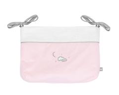 Кош за памперси с връзки Dream Big Pink