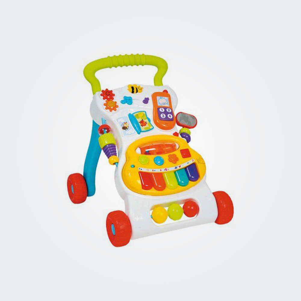 Проходилка Grow-With-Me Musical Walker с пиано и телефон