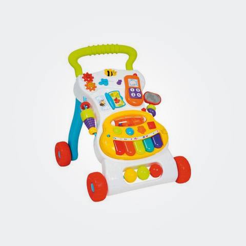 Проходилка Grow-With-Me Musical Walker с пиано и телефон