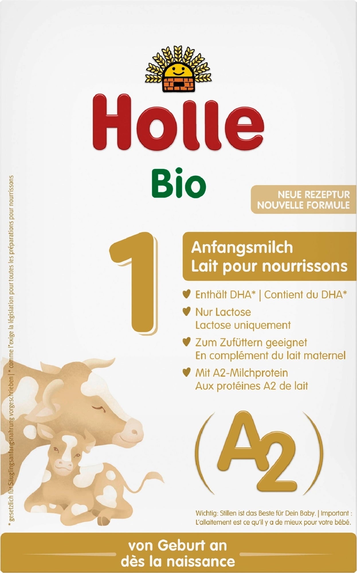 Мляко с А2 формула 1 храна за кърмачета 400Г HOLLE