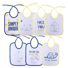 Лигавник Bibs Set 7 бр. Double With Ties Unique