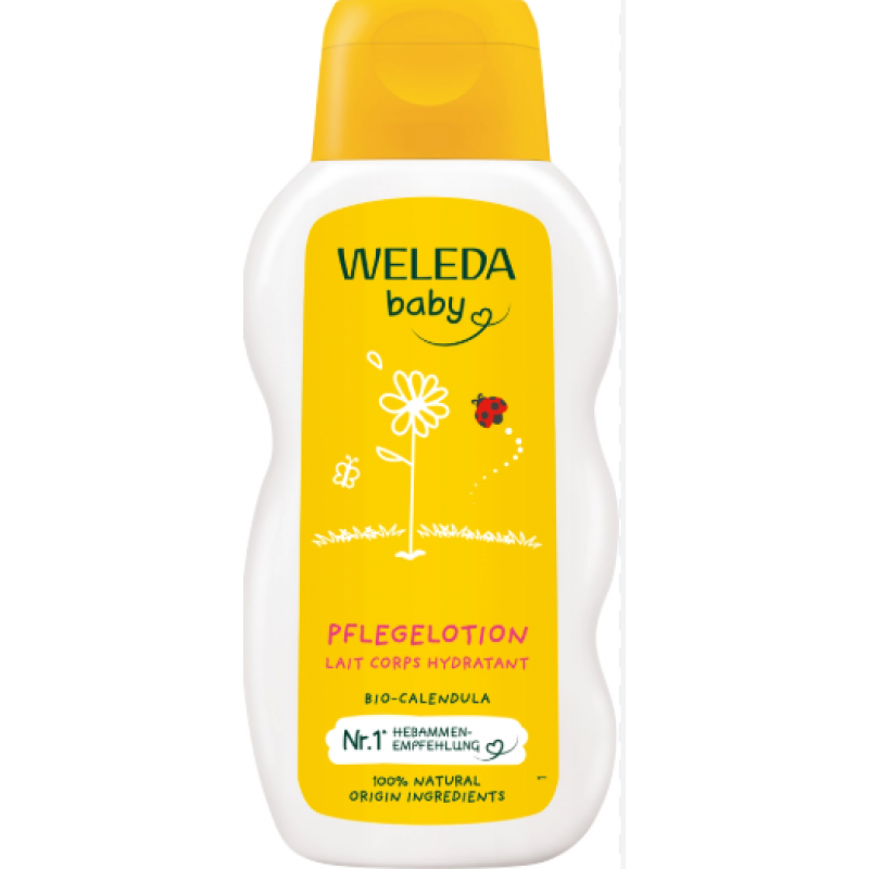Бебешко подхранващо мляко за тяло Weleda Baby Pflegelotion Bio-Calendula 200 мл