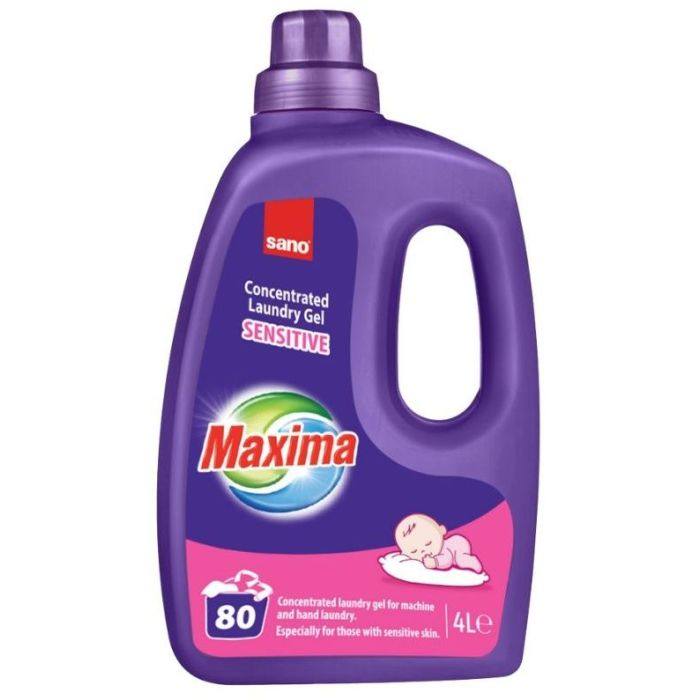 Перилен препарат Sano Maxima Laundry Gel Sensitive 4 л 80 пранета