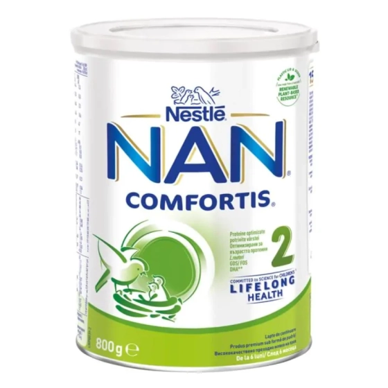 Адаптирано мляко NAN Comfortis 2 800 г.