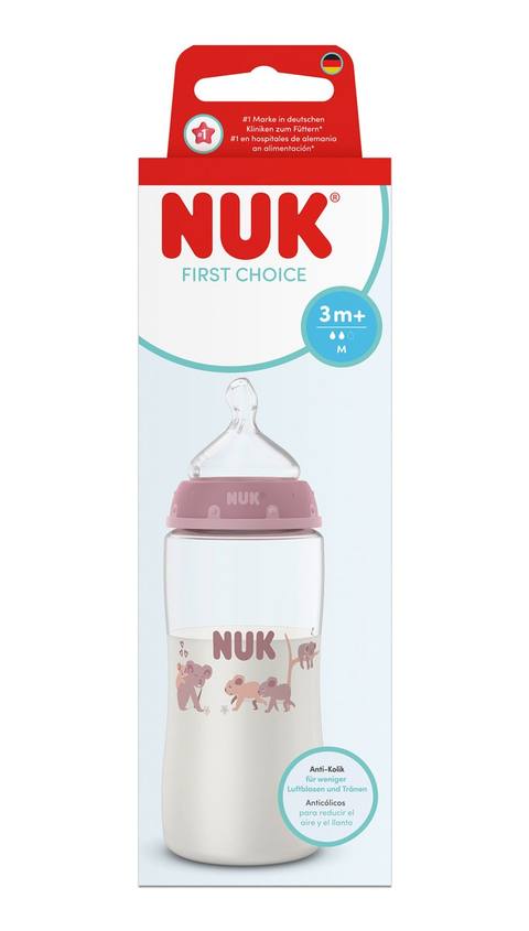 Бебешко шише NUK First Choice Temperature control 300мл. р-р М, Коала