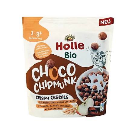Хрупкава зърнена закуска Holle с какао и ябълка 125 г