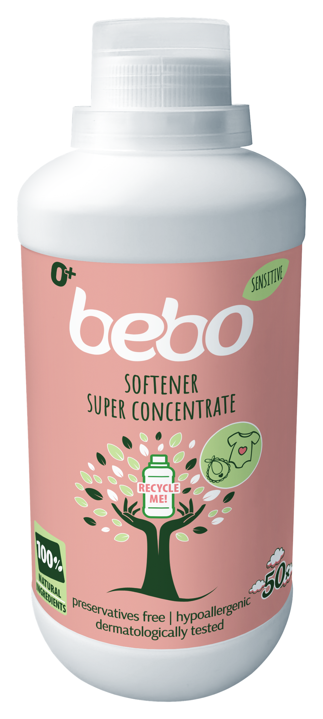Бебешки омекотител bebo Super Concentrate 1л