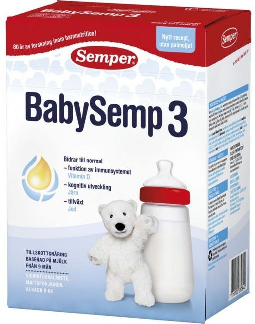 Адаптирано мляко Semper BabySemp 3 800 g