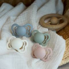 Залъгалка BIBS Couture размер 2, 2 броя, Ivory/Sage