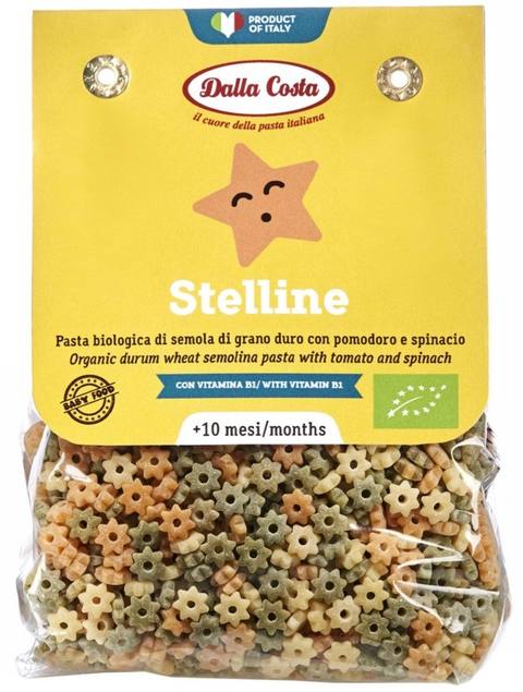 Био паста за бебета Dalla Costa Stelline звездички 250 г