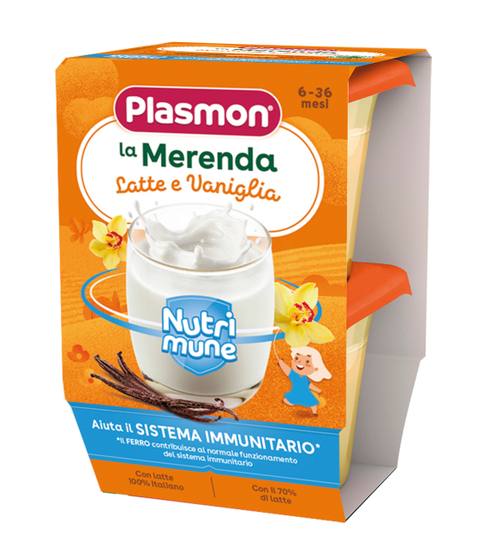 Бебешка закуска Plasmon La Merenda Latte e Vaniglia 240 г