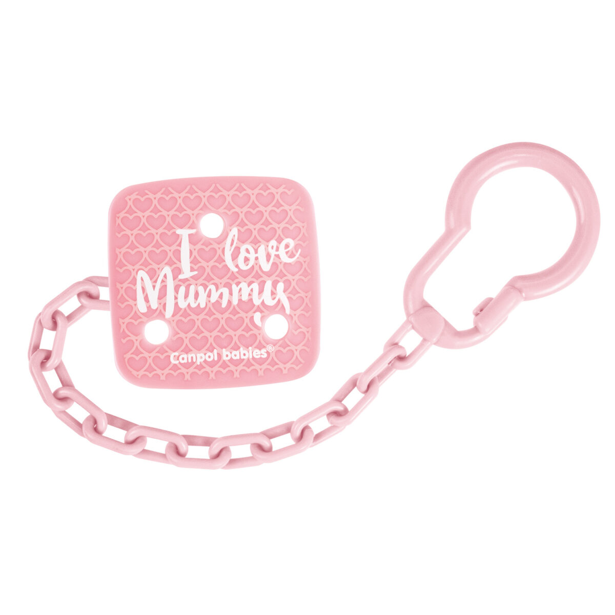 Щипка за залъгалка Soother Holder I Love Mummy 0m+