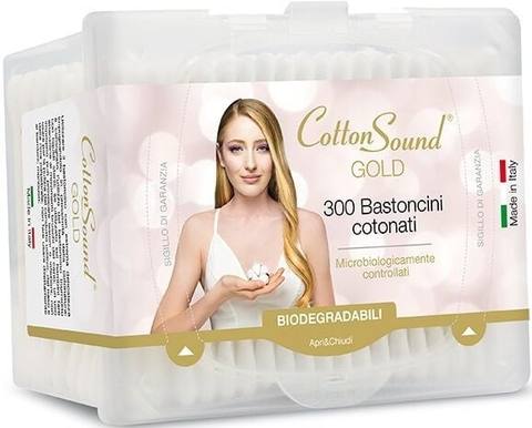 Клечки за уши Cotton Sound Gold 300 бр.