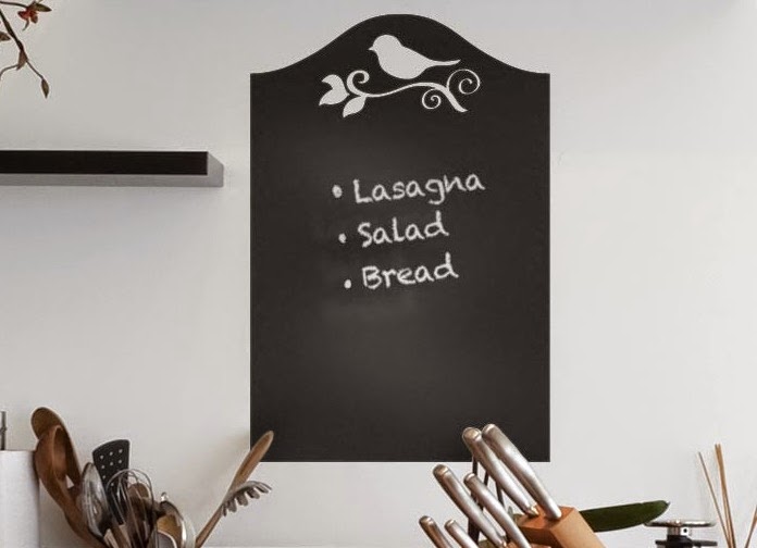 Стенен декор за оцветяване Jaq Bird Chalkboard Wall Decal