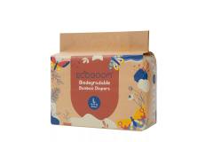 Бебешки пелени ECO BOOM Biodegradable Bamboo Diapers размер L 9-14 кг 30 бр.