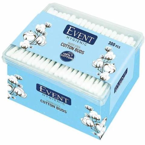 Клечки за уши Event Hygienic Paper Stick 300 бр