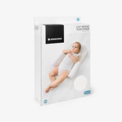 Бебешки мемори клиновиден позиционер KikkaBoo Airknit, сив