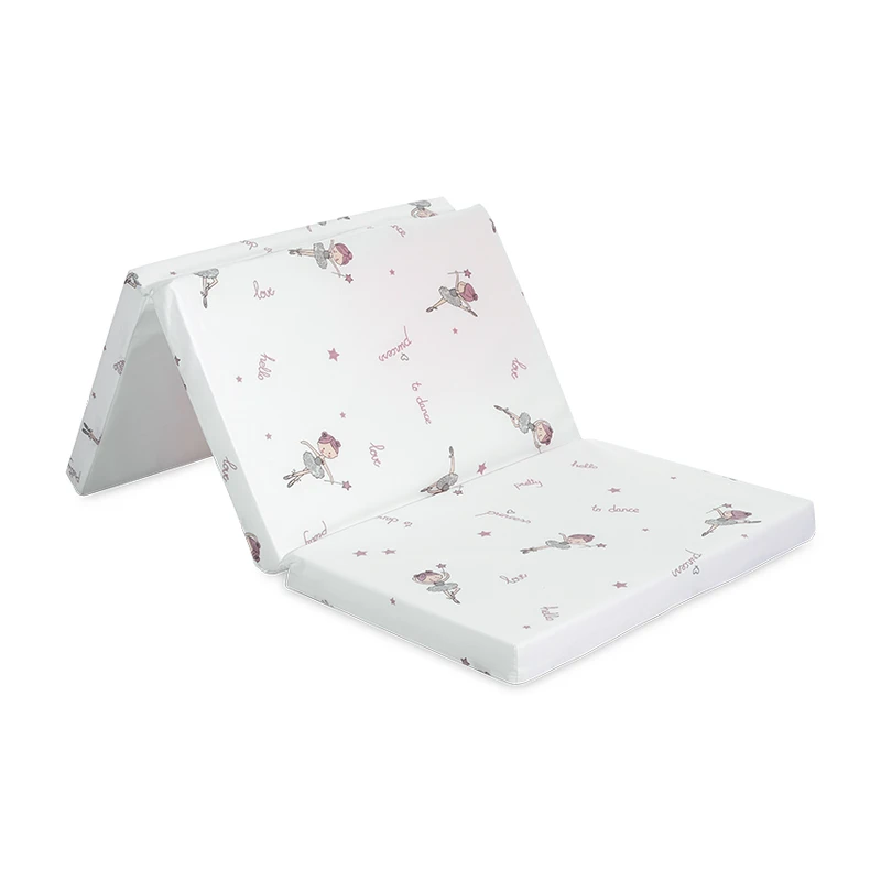 Бебешки матрак Classic Foam 60/120/9 см Pink Ballerina Bear