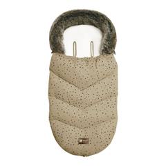 Маншон за количка luxury fun dots beige