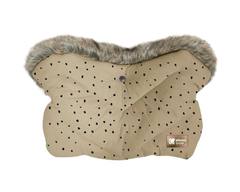 Маншон за количка luxury fun dots beige