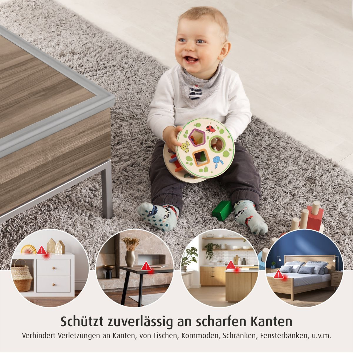 Предпазител за ръбове kantenschutz soft 2x1m