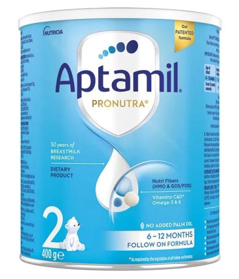 Адаптирано мляко Aptamil 2 Pronutra 400 г.