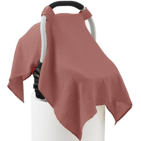 Муселинова кърпа за бебешка количка Panel Printed Muslin Baby Stroller Cover