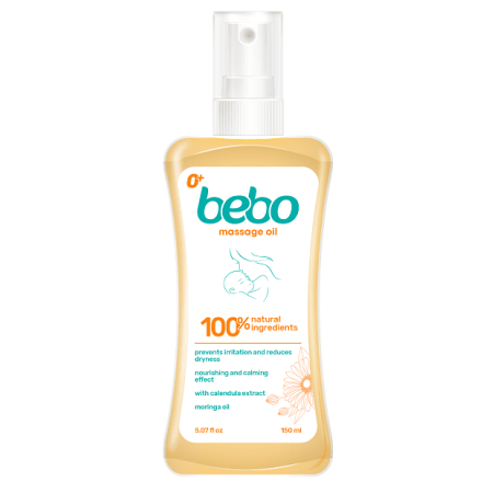 Бебешко олио за масаж bebo massage oil 150 мл