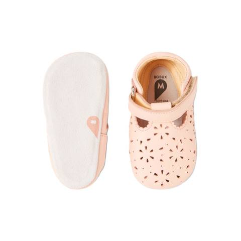 Бебешки буйки Bobux Soft Sole SS Lacey-BQ Peach Parfait M 9-15mth