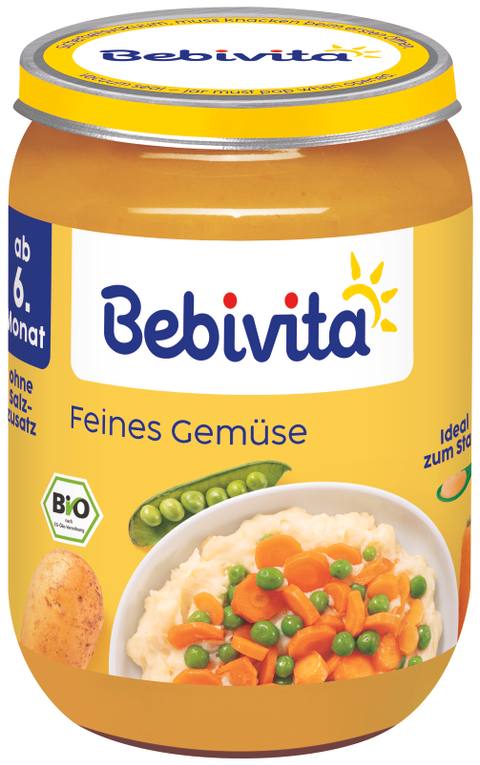 Бебешко пюре Bebivita био зеленчуци 190 г