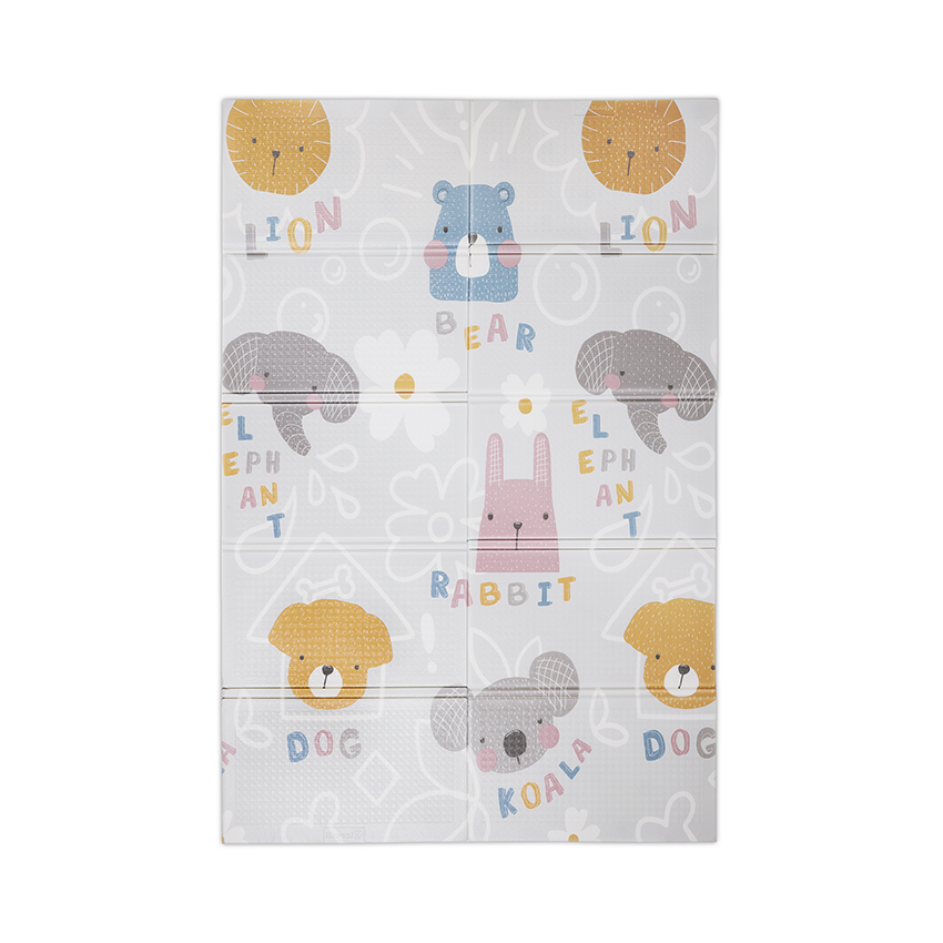 Детско термо килимче за игра Thermo Play Mat 120x180 см Foldable Buddies & Stars