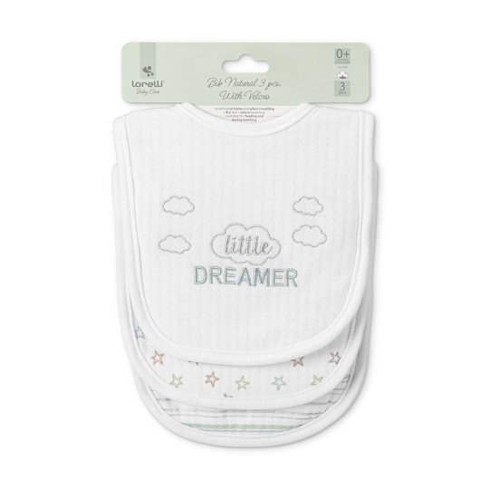 Лигавници Bib Natural 3 бр.. With Velcro