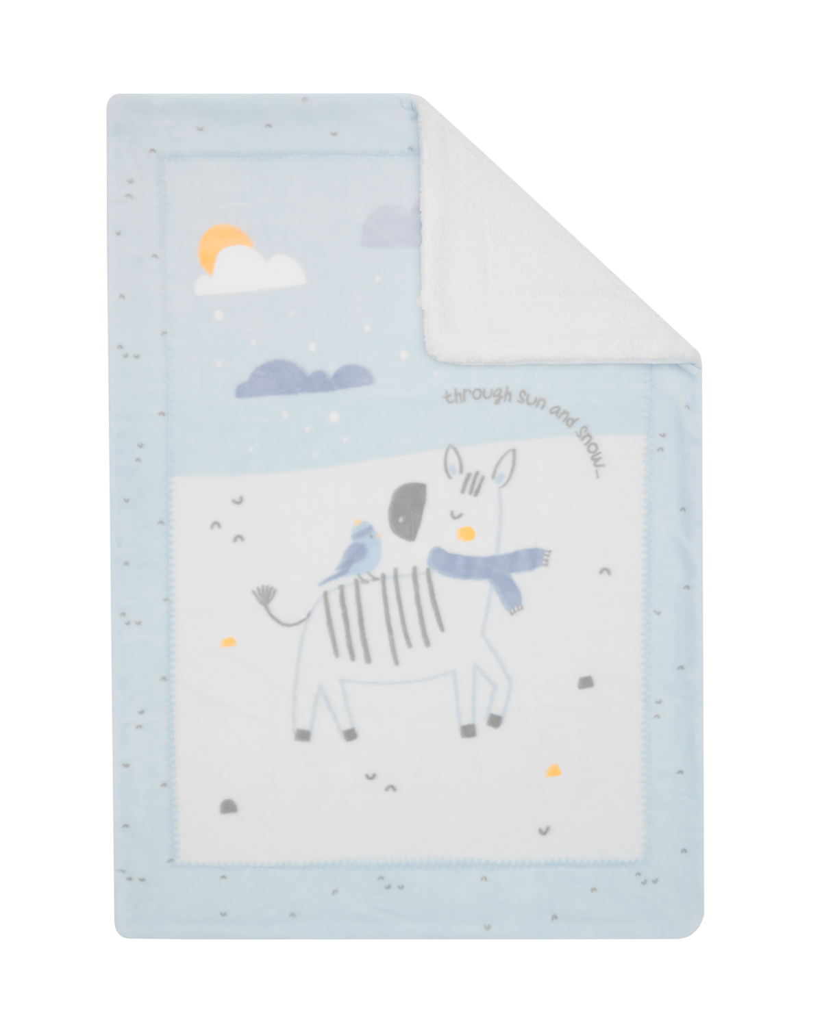 Бебешко одеяло Winter Blanket Stripy Friends 80x110 см