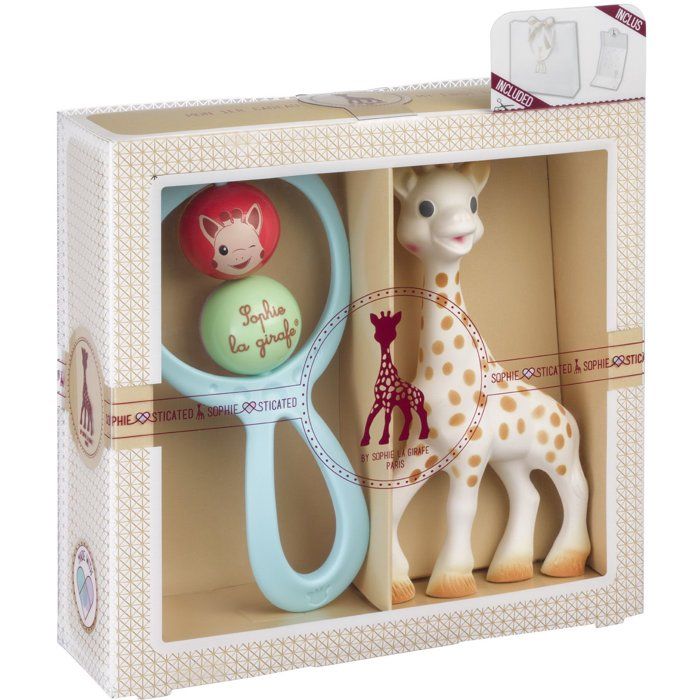 Подаръчен комплект Coffret Sophie + hochet