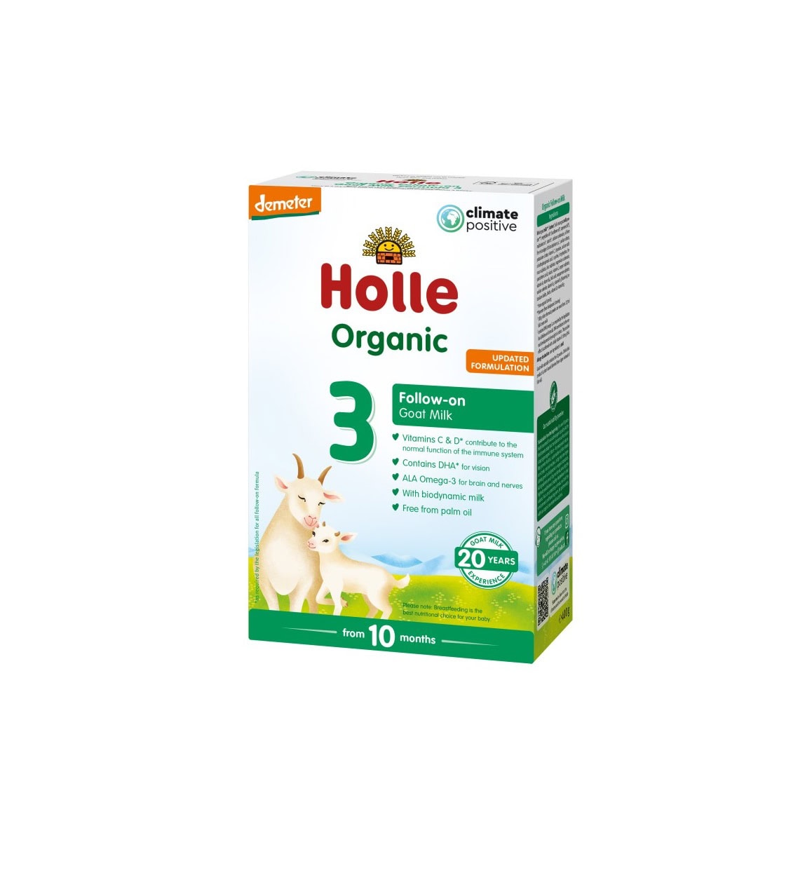 Адаптирано козе мляко Holle Organic 3 от 10 месеца