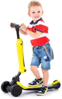 Детски скутер 2 в 1 Chipolino X-Press, жълт