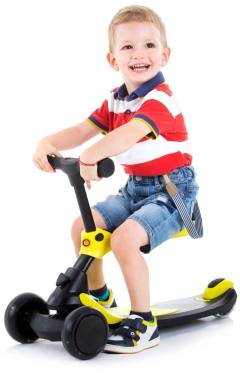 Детски скутер 2 в 1 Chipolino X-Press, жълт